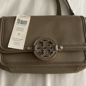 Used Tory Burch gray bag